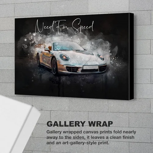 Vista 4 de Awesometik Arte de acuarela de coche Mustang personalizado de foto con fondo oscuro Acuarela Retrato de coche Regalo para entusiastas