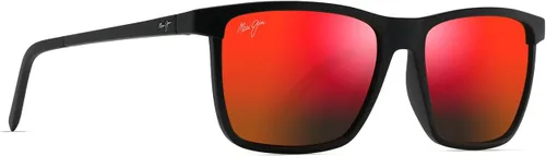 Vista 2 de Maui Jim One Way Negro mate/lava hawaiana polarizada