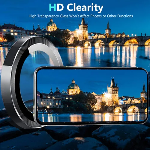 Vista 4 de [Paquete de 2 protectores de lente de cámara para Moto G Power 5G 2025, resistentes a los arañazos, claridad HD, ultrafina, cubierta de lente