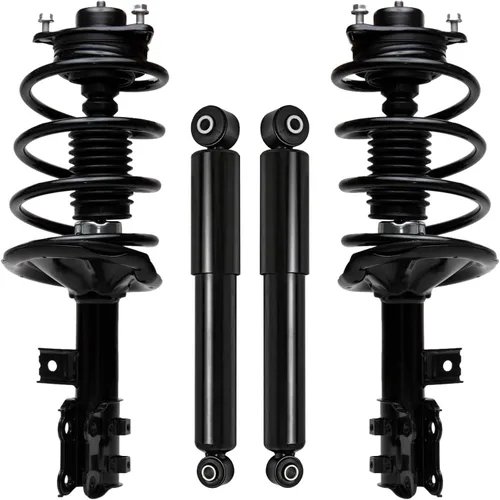 Vista 8 de Detroit Axle - Kit de amortiguadores de 4 puntales para Ford Escape 14-19, 2 puntales delanteros con resorte helicoidal 2 amortiguadores traseros