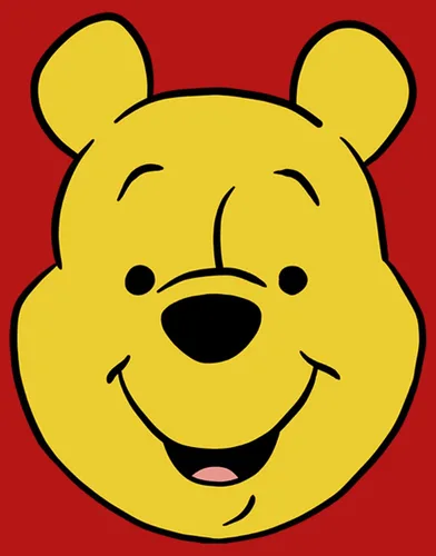 Vista 2 de Disney Winnie The Pooh Winniepooh Big Face - Camiseta sólida para niña