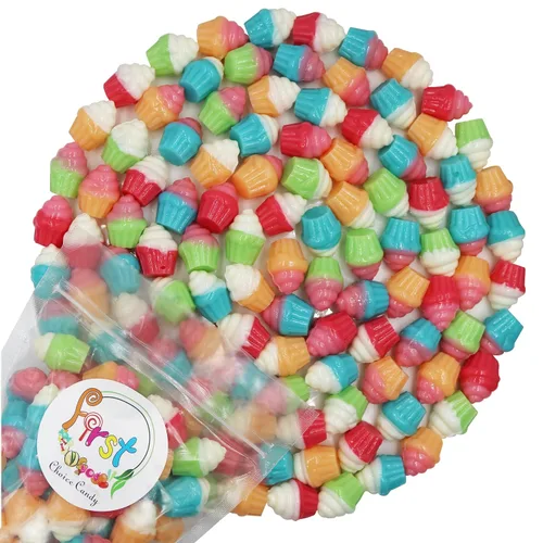 Vista 8 de FirstChoiceCandy Caramelos de gomitas jugosas de arcoíris 3D (bloques de construcción 3D, 2 libras)