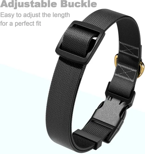 Vista 6 de Rnivvi Collar de perro para perros pequeños, bonito collar ajustable resistente para cachorros con hebilla de liberación rápida para niños, niñas