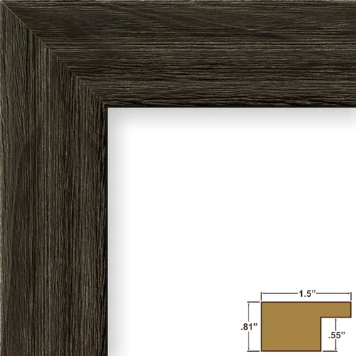 Vista 7 de Craig Frames mapa de viaje clásico de los Estados Unidos, Papel, 24 x 36 pulgadas
