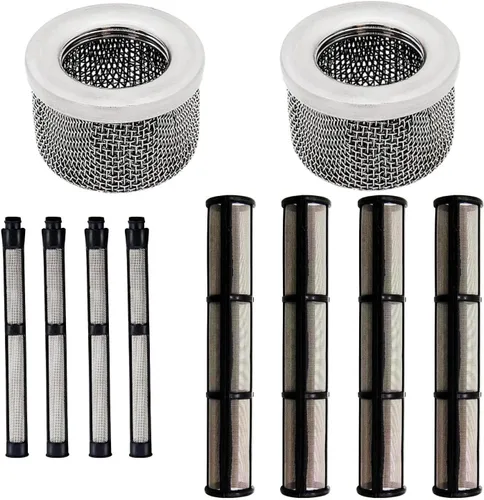 Vista 9 de Paquete de 4 filtros de filtro de entrada de bomba de acero inoxidable 181-072 para pulverizadores de pintura sin aire Graco