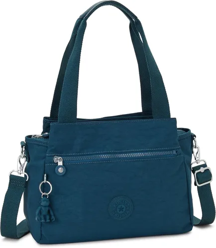 Vista 4 de Kipling Elysia Crossbody para mujer, ligero, bolsillos magnéticos con múltiples compartimentos, bolsa de hombro