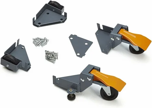 Vista 2 de Bora Portamate PM-1100 - Juego de base móvil resistente, universal, personalizable, ajustable, capacidad de 400 libras y dispensador de pegamento