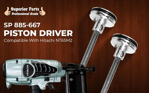 Vista 7 de SP 885-667 - Conjunto de controlador de repuesto compatible con clavadora Hitachi NT65M2 de 2-1/2 pulgadas y 16 Ga