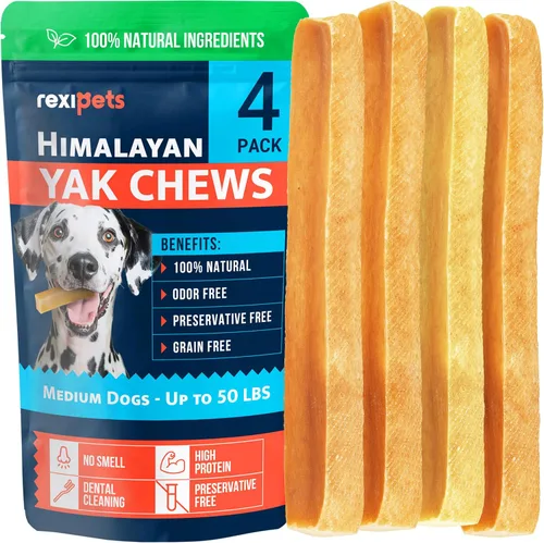 Vista 7 de Masticables de queso de yak 100% natural del Himalaya para todas las razas – Masticables de yak sin lactosa para perros pequeños, medianos y grandes