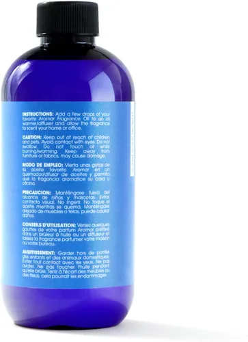 Vista 2 de AROMAR Aceite de fragancia de lino fresco (7.9 fl oz) para difusores, aroma estimulante para aromaterapia, fabricación de jabón, velas, loción