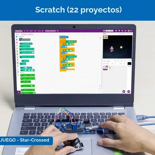 Vista 5 de SunFounder Proyecto El Kit de Inicio de Electrónica Más Completo Compatible con Arduino Mega 2560 R3 Mega328 Nano, Incluye 73 Tutoriales
