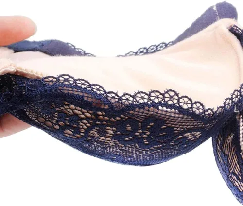 Vista 4 de FallSweet - Brasier de encaje acolchado con varilla de 34A a 44C