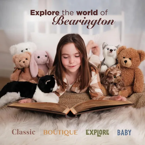 Vista 6 de Cobija Bearington para bebé, Lovey 15 pulgadas, 15