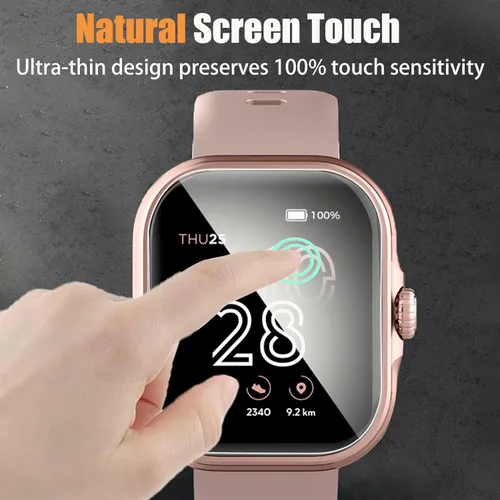 Vista 3 de Lamshaw - Protector de pantalla compatible con Innioasis Y1 Mp3, [6 unidades] Película transparente de TPU de cobertura completa compatible