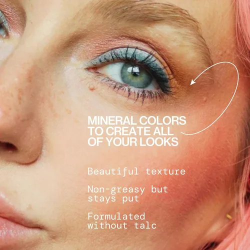Vista 6 de Pacifica Paleta de sombras de ojos – Sombra de ojos mineral Malibu, tonos neutros mezclables con mate aterciopelado, brillante y metálico, infusión