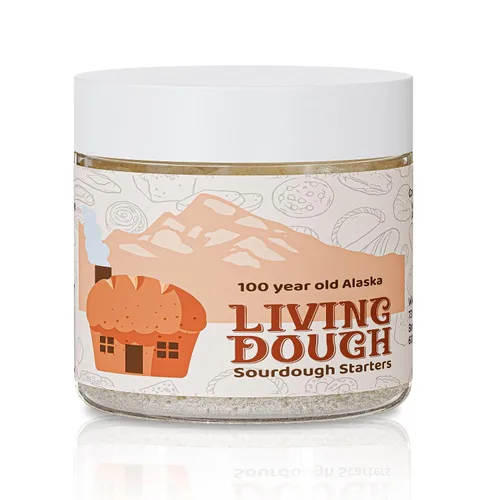 Vista 14 de Living Dough - Cultura de Masa Madre Amistosa Amish de 55 Años - Masa Madre Dulce y Orgánica para Hornear - Para Pan Artesanal, Masa para Pizza