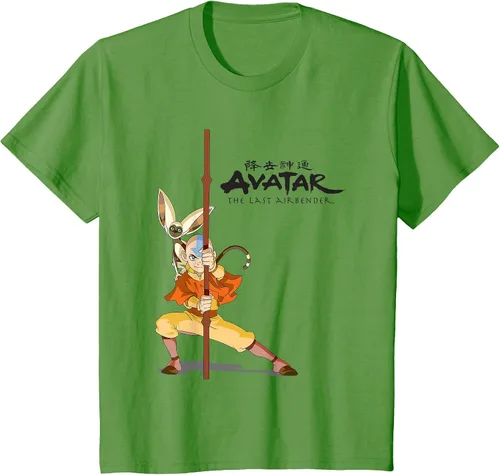 Vista 13 de Avatar: The Last Airbender Aang Momo Camiseta Heather Grey