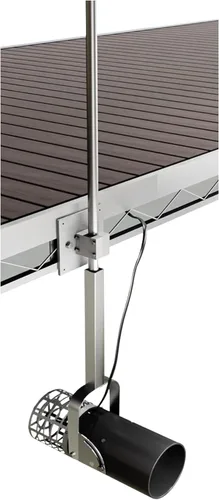 Vista 9 de Scott Aerator Aquasweep - Soporte de muelle – 1/3 caballo de potencia 230 V 50 pies cable – Circulador de agua Agitador de agua Motor de agua