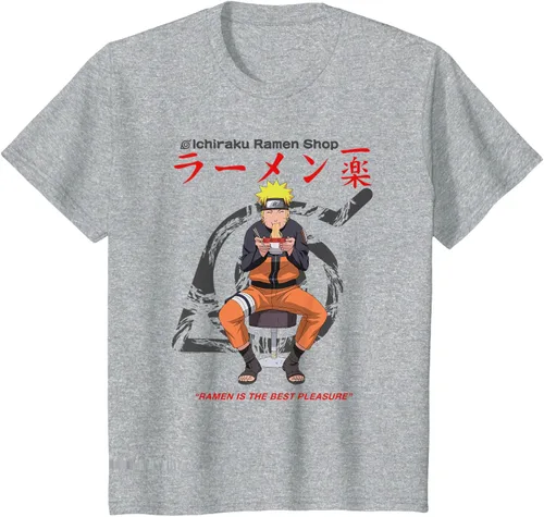 Vista 10 de Naruto Camiseta de anime Shippuden Ichiraku Ramen Shop Naruto Blanco