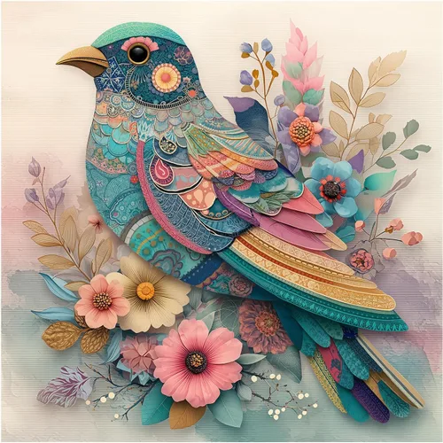 Vista 9 de Rompecabezas de flores coloridas de colibrí, 1000 piezas para adultos, pájaro, girasol, mariposa, naturaleza, rompecabezas de plantas, primavera