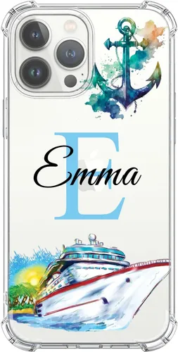Vista 9 de Nombre personalizado e inicial – Cute Turtle - Funda transparente para iPhone 16 Pro Max 15 14 13 12 11 Xs Max Xr SE3 8 7 6 Plus 11 Pro Mini