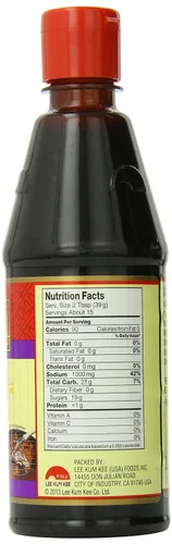 Vista 2 de Lee Kum Kee Lkk Salsa Hoisin de ajo, 20.8 onzas (paquete de 12)