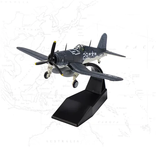 Vista 20 de B-17 Flying Fortress - Aviones fundidos a presión a escala 1/144, modelo de avión de metal pesado para coleccionista, entusiasta de la aviación