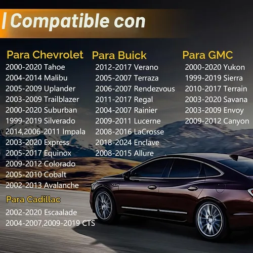 Vista 4 de Sensor de temperatura del refrigerante, sensor de temperatura del agua ECT, interruptor de temperatura compatible con Chevrolet Tahoe Malibu