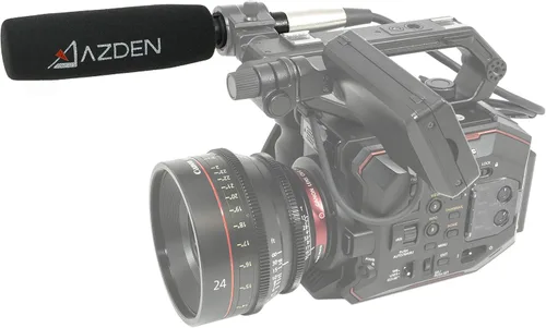 Vista 4 de Azden SGM-3500 Broadcast Spec XLR Micrófono de escopeta, patrón polar supercardioide, auto-ruido extremadamente bajo a 13dB (A ponderado), respuesta