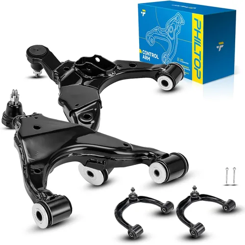 Vista 97 de PHILTOP 6 piezas de brazo de control delantero inferior con barra estabilizadora de rótula para Nissan Rogue 2014-2020 Rogue Sport 2017-2022 Qashqai