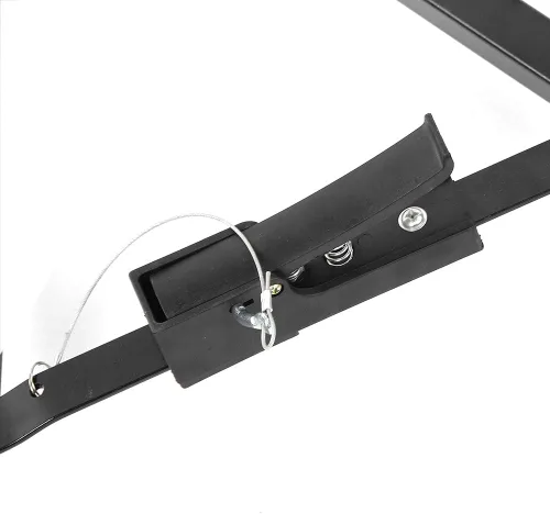 Vista 9 de Pissente Bike Carrier Trailer Hitch for 3 Bikes, Steel Construction, Foldable Design, Up to 60 Kg, Ideal for Family Trips and Outdoor Activities