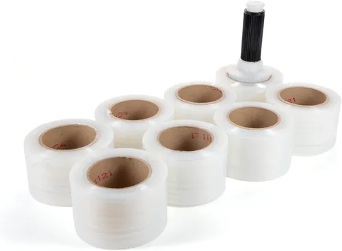 Vista 21 de IDL Packaging Mini rollo de envoltura elástica de 5 pulgadas x 1000 pies