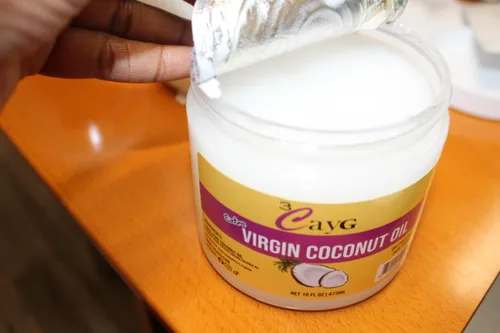Vista 6 de 3CAYG Aceite de coco virgen extra de 15 oz para una piel más suave, crecimiento del cabello y cuidado de las uñas
