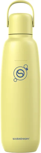 Vista 15 de sodastream Fizz & Go Cool, Botella de agua carbonatada de acero inoxidable de 0.9 L, botella de metal aislada para agua con gas, compatible
