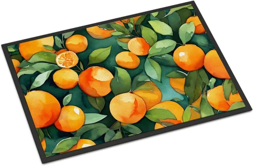 Vista 50 de Caroline's Treasures DAC1621MAT - Felpudo con diseño de camelia en acuarela de 18 x 27 pulgadas, tapete para puerta delantera, para interiores