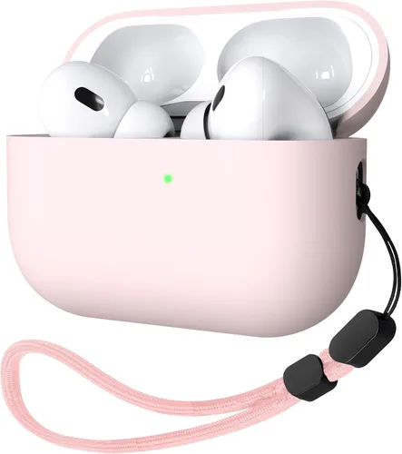 Vista 10 de Funda de silicona líquida para AirPods Pro 2, funda rígida protectora híbrida de triple capa a prueba de golpes compatible con AirPods Pro de 2ª