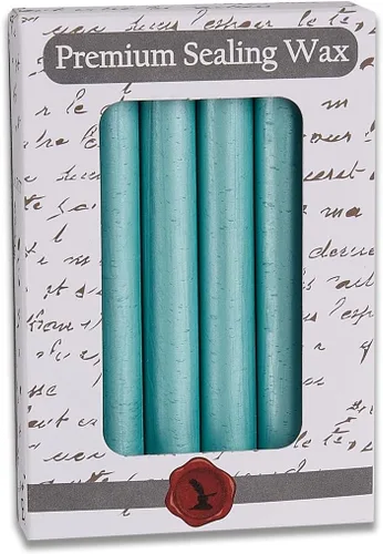 Vista 2 de Aqua Tiffany - Pistola de pegamento prémium para sellos, cartas, invitaciones de boda, paquete de 6
