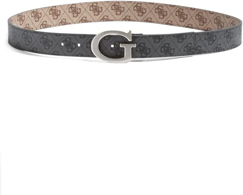Vista 3 de GUESS Cinturón reversible con logotipo para hombre