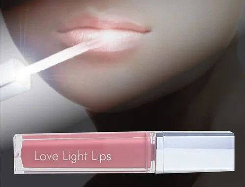 Vista 4 de Labios ligeros iluminados brillo labial con espejo, 6 magníficos colores Hidratante