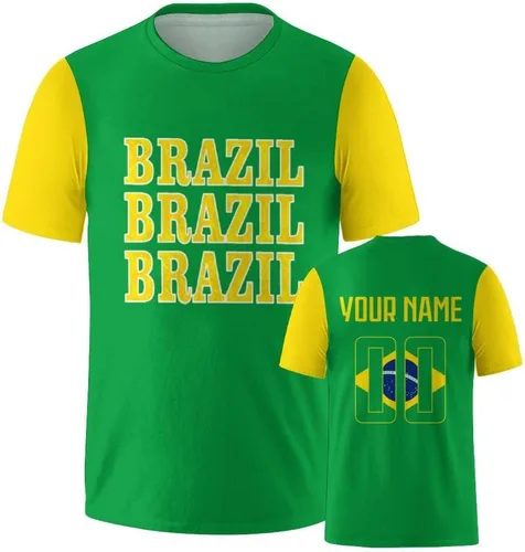 Vista 18 de Camisetas de fútbol nacionales personalizadas 2024 con diseño de fuentes, ropa personalizada con tus números de nombre para hombres, mujeres