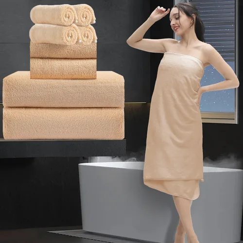 Vista 20 de Toalla de baño extra grande de 4 piezas (35 x 70 pulgadas), toalla de baño ultra suave de gran tamaño, juego de toallas de baño para baño, hotel