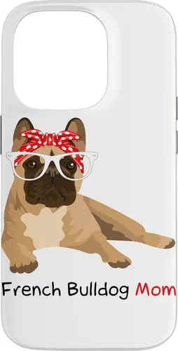 Vista 17 de French Bulldog Mom Bandana Womens Frenchie Case for iPhone 17