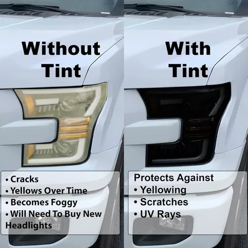 Vista 7 de BOGAR TECH DESIGNS Kit de tinte de reflectores traseros compatible con Dodge Challenger 2015-2024, humo oscuro