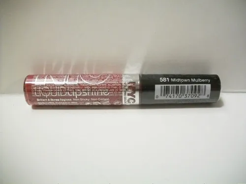Vista 3 de NYC Líquido Lipshine Lip Gloss 0.2 fl oz-581 Midtown Mulberry