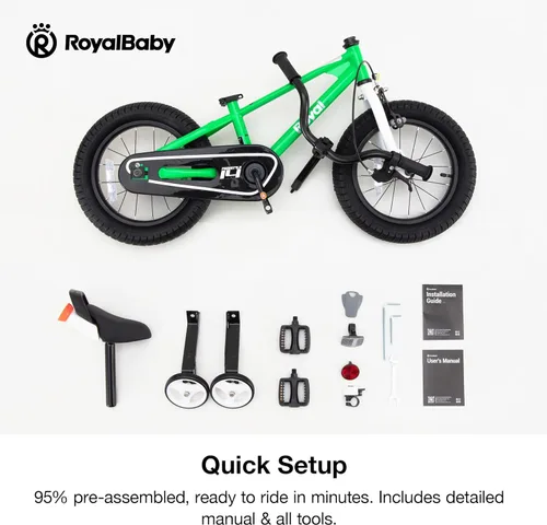 Vista 7 de RoyalBaby Kids Bike Freestyle Classic 12 14 16 18 Inch Children Bicycle for Ages 3-10 Years Toddler to Big Kids