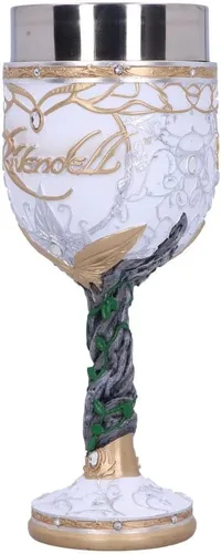 Vista 2 de Nemesis Now Copa Rivendell con licencia oficial de El Señor de los Anillos, color blanco, 7.7 in