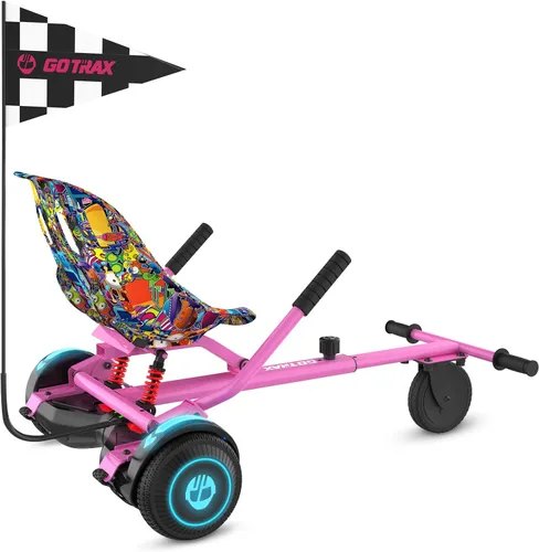 Vista 10 de Gotrax Hoverboard - Accesorio de asiento de kart para patineta de equilibrio automático de 6.5", 8", 8.5", 10", longitud del marco ajustable
