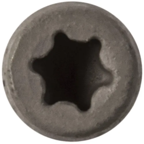 Vista 4 de Tornillo de madera compuesto gris castillo de 2-3/4 pulgadas, cabeza de accionamiento Torx/Star Drive Head - Recubierto Exterior - Compatible