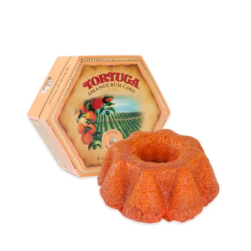 Vista 28 de Tortuga - Paquete de regalo de surtido de pasteles de ron caribeño de 4 onzas