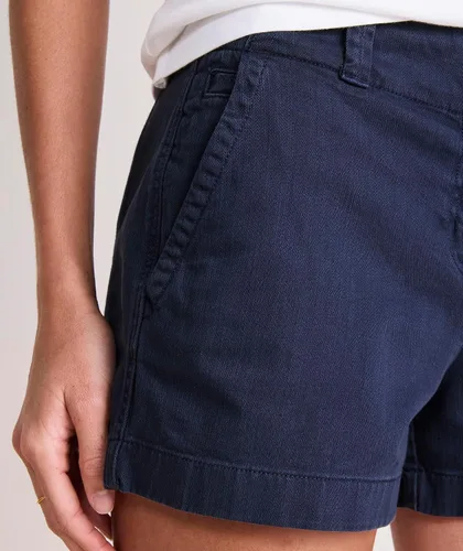 Vista 2 de vineyard vines Pantalones cortos para mujer de 3 1/2 pulgadas en espiga todos los días Nautical Navy